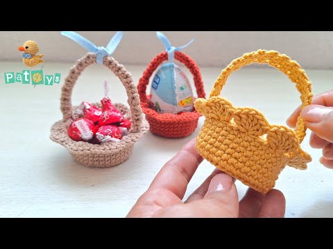 Видео: Вяжем в рекордно короткие сроки!😱 МИНИ-КОРЗИНКИ крючком за считанные минуты! ⏱️