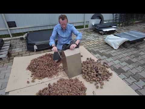 Видео: самый быстрый способ переработки кедровой шишки! только орешки летят!!!