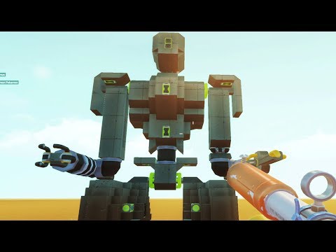 Видео: БОЛЬШОЙ РОБОТ В СКРАП МЕХАНИК ► Scrap Mechanic