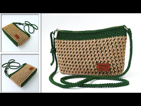 Видео: УДИВИТЕЛЬНО! ПРОСТАЯ ВЯЗКА КРЮЧКОМ СУМКА | ПОДХОДИТ ДЛЯ НАЧИНАЮЩИХ!
