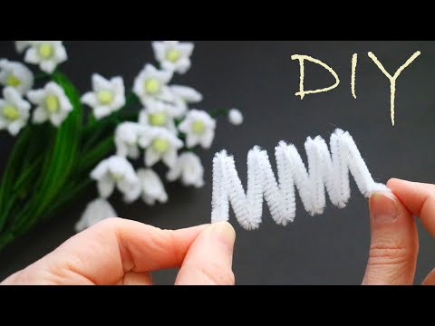 Видео: ЛАНДЫШИ из СИНЕЛЬНОЙ ПРОВОЛОКИ ЦВЕТЫ DIY