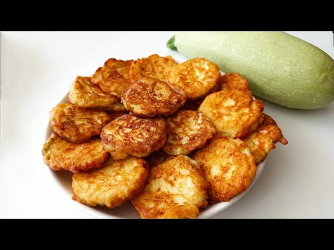 Видео: Жареные Кабачки в сырном кляре. Хрустящие и вкусные.