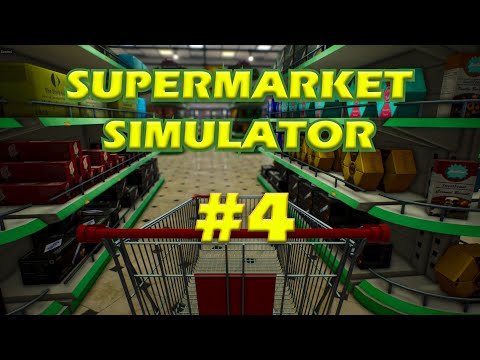 Видео: Первый работник / Supermarket simulator #4