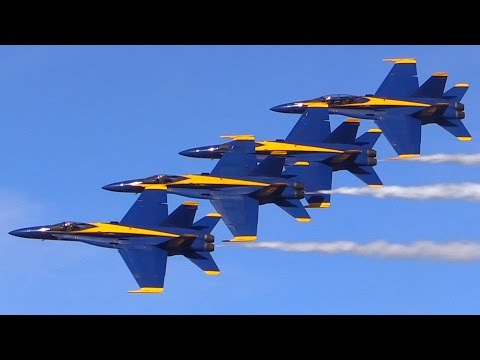 Видео: Авиашоу Blue Angels NAF El Centro 2017