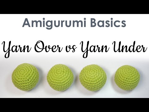 Видео: Основы амигуруми: различные виды столбиков без накида