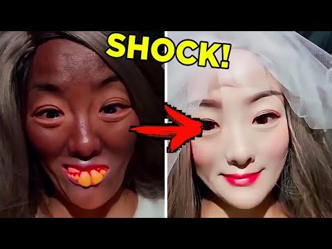 Видео: ШОКИРУЮЩЕЕ ПРЕОБРАЖЕНИЕ😱💥. Вирусный АЗИАТСКИЙ МАКИЯЖ ДО и ПОСЛЕ. СИЛА МАКИЯЖА.