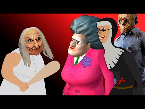 Видео: Бабка Гренни в беде Страшилки Мультики Анимация #4