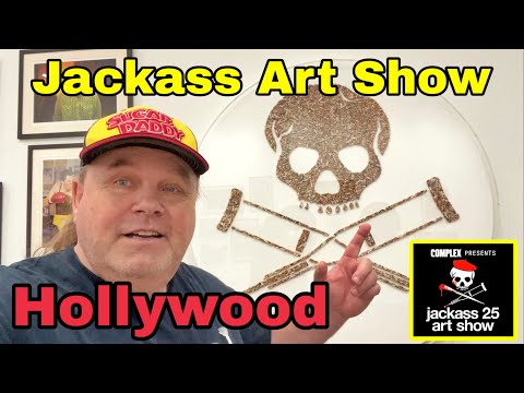 Видео: Художественная выставка Jackass 25 и художественная выставка Шепарда Фейри в Голливуде