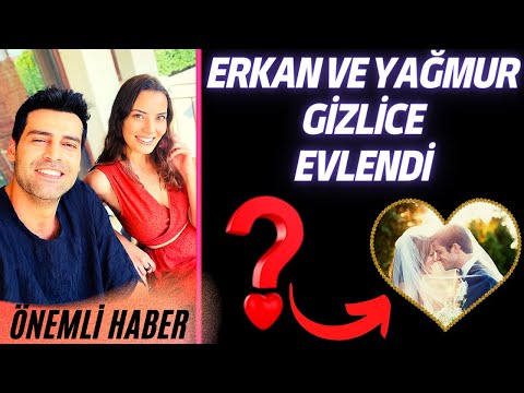 Видео: Эркан Мерич и Ягмур Озтюрк, живущие в одном доме, тайно поженились.