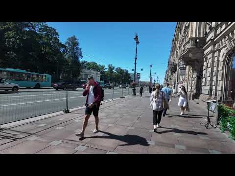 Видео: Прогулка по Невскому проспекту | Лето 2025 | От Фонтанки до Гостиного двора | Под lofi-музыку