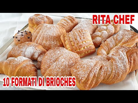 Видео: ⭐10 РАЗМЕРОВ БРИОШЬ С ОДНИМ ТЕСТОМ⭐RITA CHEF.