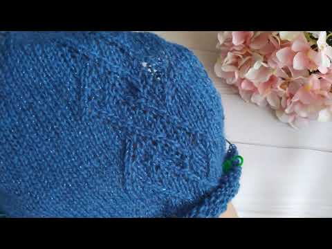 Видео: Красивый ажурный узор спицами / Узор спицами в копилку мастерицам #24