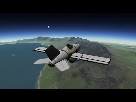 Видео: Мини-самолёт облетевший Кербин