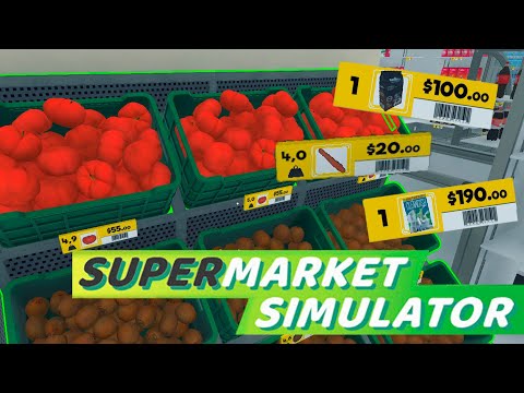 Видео: ПОВЫШЕНИЕ ЦЕН В 100 РАЗ! - SUPERMARKET SIMULATOR