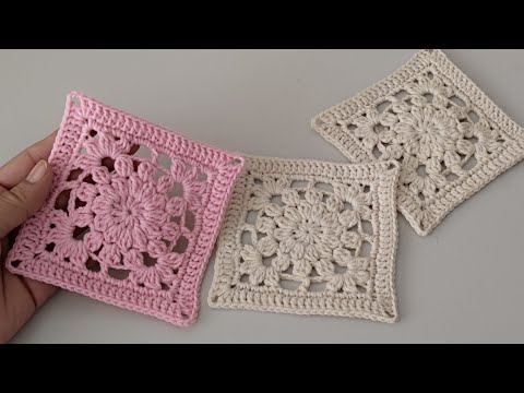Видео: сделайте потрясающий бабушкин квадрат для летней большой сумки и укороченного топа