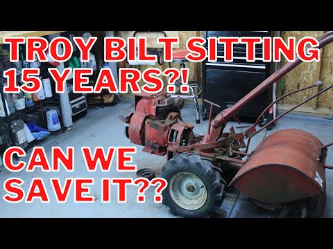 Видео: Старинный почвофрез Troy-Bilt — можно ли его спасти?