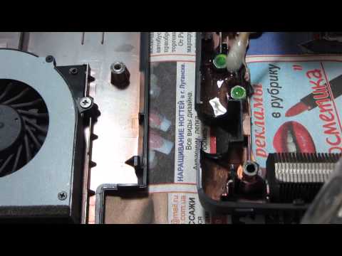 Видео: Ремонт корпуса Lenovo G570 оторваны петли