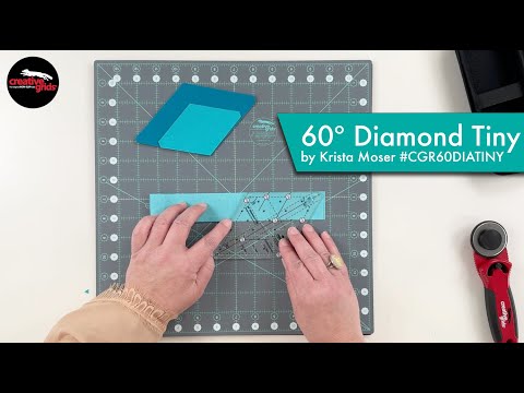 Видео: Линейка Creative Grids® 60 Degree Tiny Diamond от Кристы Мозер #CGR60DIATINY