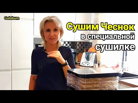 Видео: Как сушить Чеснок в Сушилке | Отличный способ сохранения Чеснока @galabum