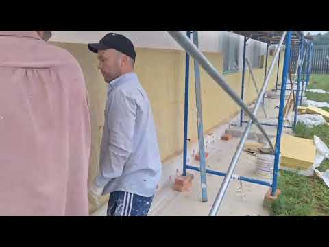 Видео: Утепление и штукатурка фасада частного дома. Отчет по объекту. 