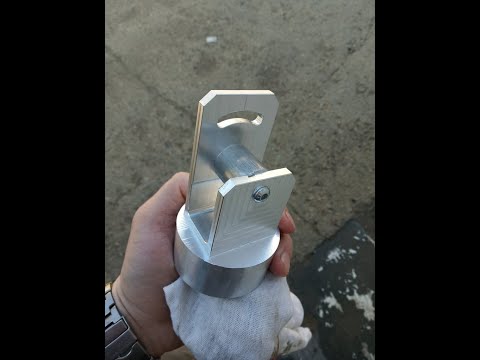Видео: Деталь "Скоба" в 4ой оси