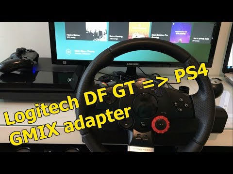 Видео: Подключаем руль Logitech Driving Force GT (или любой другой руль) к PS4. GIMX adapter