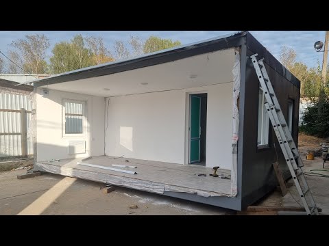 Видео: ПРОИЗВОДСТВО МОДУЛЬНЫХ БЫТОВОК