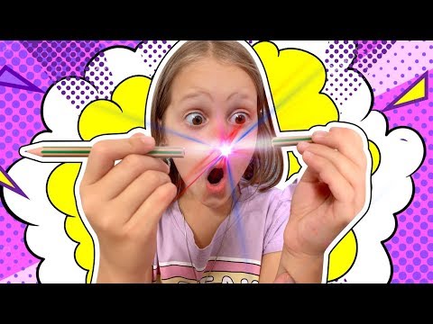 Видео: ВОЛШЕБНЫЙ КАРАНДАШ! Амелькины Рисунки превращаются в Реальность!