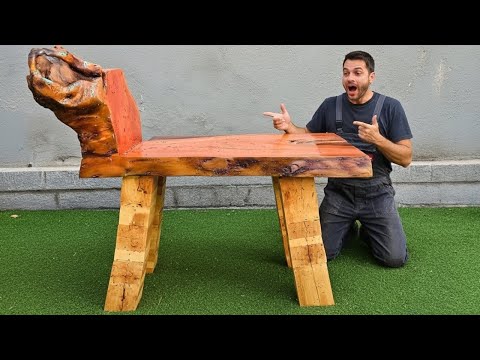 Видео: Он превратил 100-летний пень (в это садовое произведение искусства!)