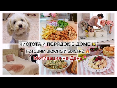 Видео: ЧИСТОТА И ПОРЯДОК В ДОМЕ 🐝 ГОТОВИМ ВКУСНО И БЫСТРО 🔥 МОТИВАЦИЯ НА ДЕНЬ 🌷