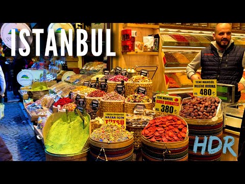 Видео: 🇹🇷 Прогулка: Египетский базар, Гранд базар [4K] HDR  / 2 января 2025 / 11°C Турция