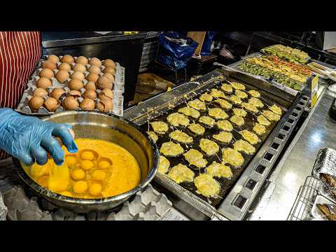 Видео: От блинов с луком до мясных блинов, юкчон! Самые известные блины Кореи (чон)