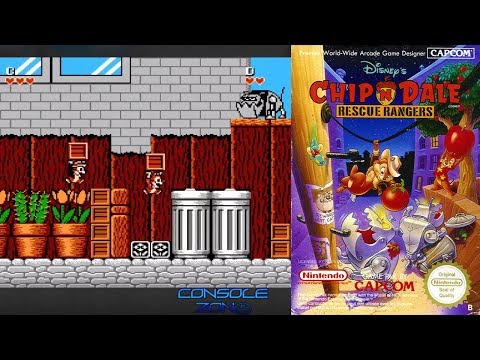 Видео: Chip & Dale Rescue Rangers (Чип и Дейл спешат на помощь) - прохождение игры на двоих (Денди, 8-bit)