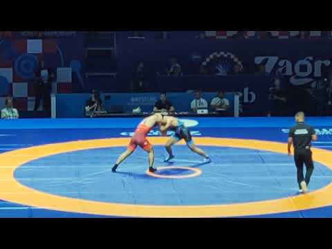 Видео: Байрамов - Сидаков, 74 кг. 1/8 финала. Чемпионат мира 2025 