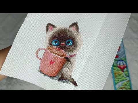 Видео: вышивка крестом: мой рулон с вышивкой