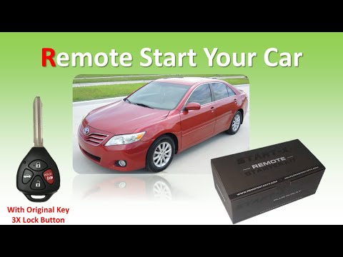 Видео: Удаленный запуск Startx для Toyota Camry