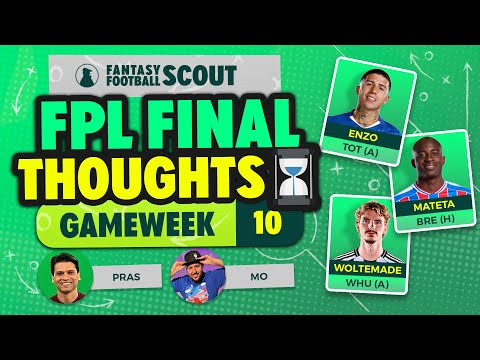 Видео: PRAS & MO FPL ЗАКЛЮЧИТЕЛЬНЫЕ МЫСЛИ GW10! | МАТЕТА В 💥 | Советы по Fantasy Premier League 2025/26