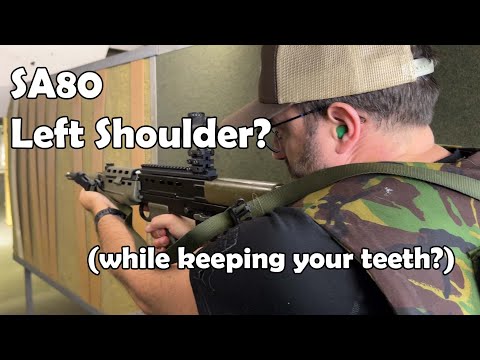 Видео: SA80 L85 Левое плечо CQB Техника