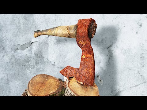 Видео: Реставрация и модификация редкого топора