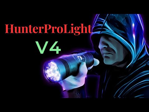 Видео: Фонарь #HunterProLight V4 обзор настройки