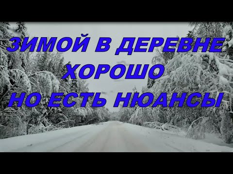 Видео: Деревушка веселушка Итоги снегопада Отключения электричества Ухоженный райцентр Красивый зимний лес