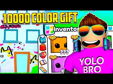 Видео: ОТКРЫЛ 10000 *COLOR GIFT* В PET SIMULATOR 99 В РОБЛОКС! ROBLOX