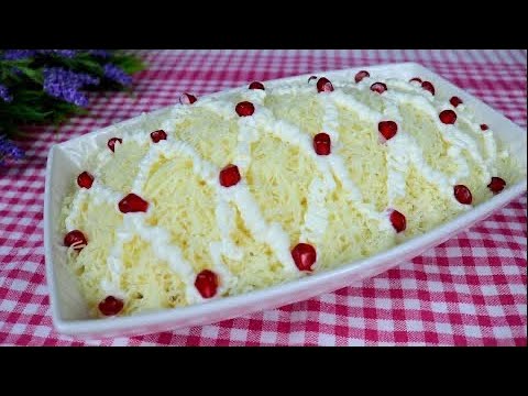 Видео: Салат "СНЕЖОК"! Его все ищут на столе! Невероятно простой и вкусный салат на НОВОГОДНИЙ стол 2025!