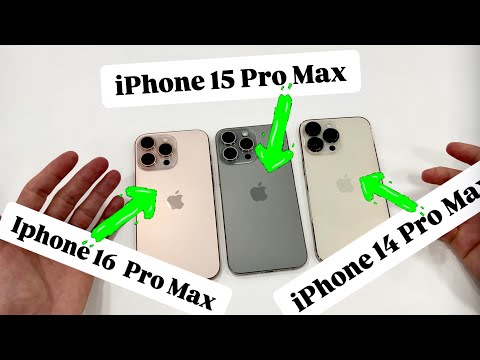 Видео: iPhone 14 Pro Max vs 15 Pro Max vs 16 Pro Max обзор и сравнение трёх флагманов