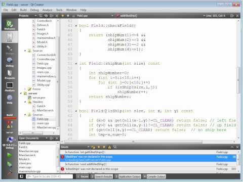 Видео: Пишем морской бой на C++ с Qt, часть 2