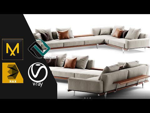 Видео: 3D Моделирование мягкой мебели в 3D Max и Marvelous Designer от CGBandit