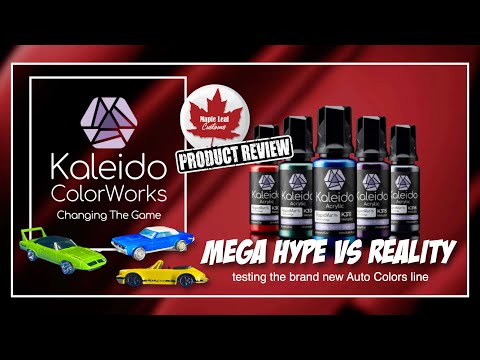 Видео: Краски Kaleido Colorworks | Тестирование и обзор набора Auto Colors из 24 цветов