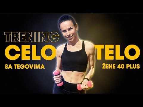 Видео: Домашняя тренировка для женщин после 40 – упражнения на все тело с отягощениями