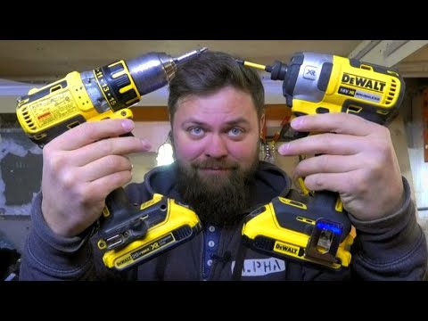 Видео: Обзор и сравнение импульсного шуруповерта DEWALT DCF887 с моим старым шуриком из США DEWALT DCD790