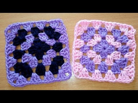Видео: Классический Бабушкин квадрат крючком